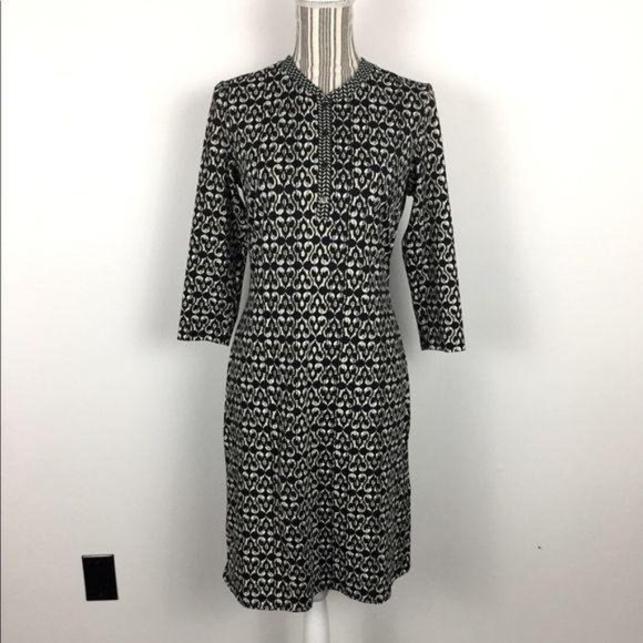 J. McLaughlin Dresses & Skirts - J.McLaughlin black & white long pencil dress Sz S